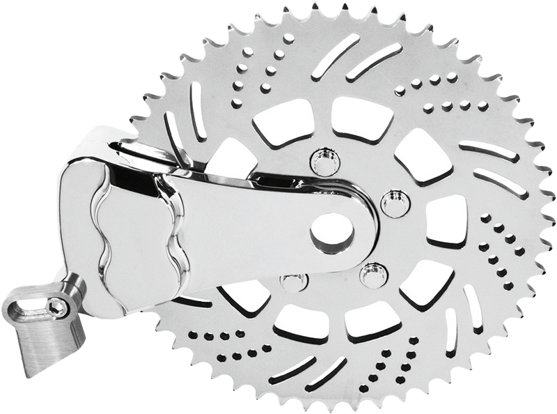 Hawg Halters Inc 750-04079 RKSBLCC351 SPROCKET BRAKE KIT 51T L/H CHROME