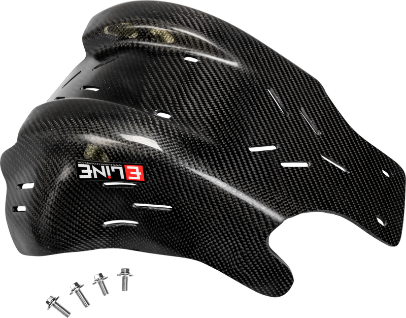 E-Line Accessories Carbon Fiber Skid Plates - KSP45019 Kawasaki KX 450 / KX 250 2019-2024