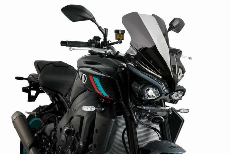 Puig Hi-tech Parts 561-21362D 21362F WINDSCREEN NAKED NEW GEN TOURING DARK SMOKE YAM