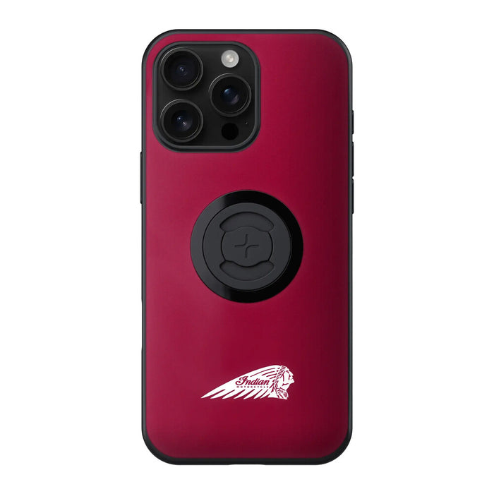 Sp Connect 194-50802 50802 INDIAN PHONE CASE W/HEADDRESS IPHONE 16 PRO MAX RED W/LOGO