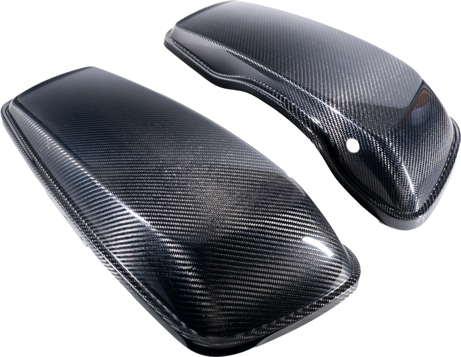 Hofmann Designs 563-04017 HDCF6012 CARBON FIBER SADDLEBAG LIDS FLH/FLT `14-23
