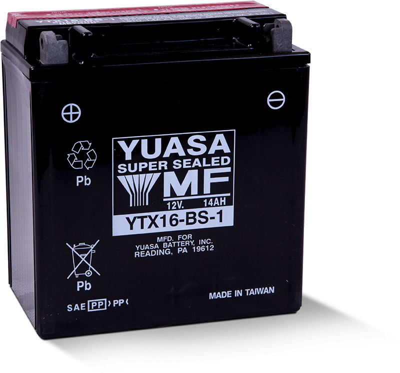 Yuasa Battery YUAM32X61 Yuasa YTX16-BS-1 Maintenance Free AGM 12-Volt Battery W/bottle - User 1