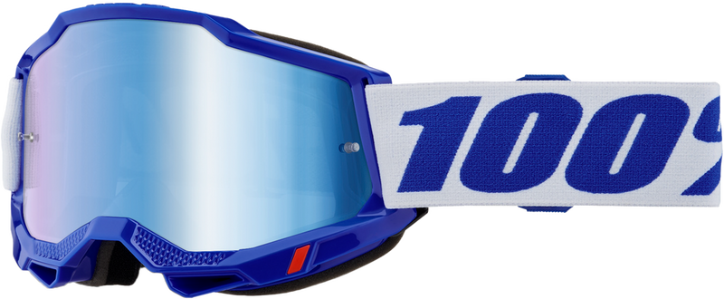 100% 610-5208 50014-00039 ACCURI 2 GOGGLE BLUE W/BLUE MIRROR LENS