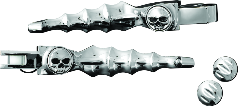 Kuryakyn 1047 Zombie Levers 96-Up Cable Chrome - Photo - Primary