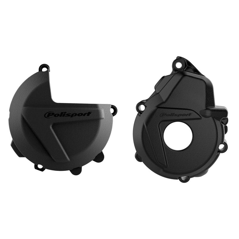 Polisport Kit Clutch + Ignition Black KTM HUS - 90982 For Husqvarna FE 250 / FE 350 2019-2023 | KTM EXC-F 250 / EXC-F 350 / XCF 350 2017-2022