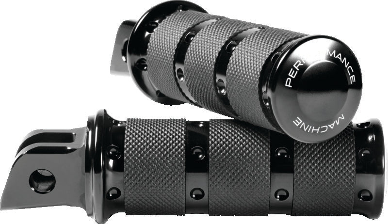 Performance Machine 0035-1247M-B Footpegs XLS Rider - Black Ano - Photo - Primary