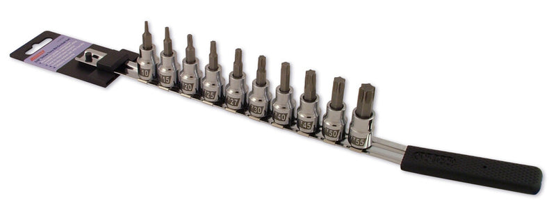 Cruz Tools 57-0014 TX38TBS SOCKET BIT SET 10PC TORX