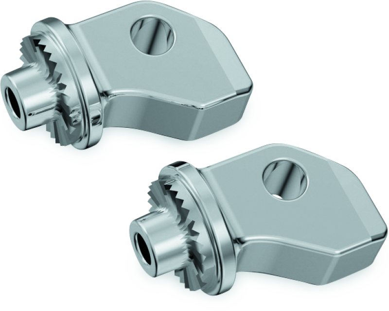 Kuryakyn 8836 Splined Peg Adapters Front Indian Scout Chrome - Photo - Primary