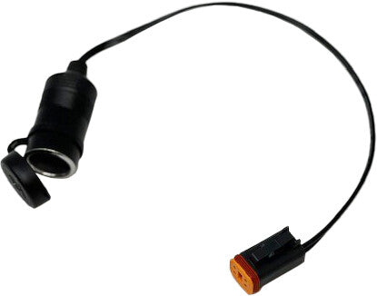 Namz Custom Cycle Power Port W Dust Cover HD 91843-97 Touring - NOB-PP01 For Harley Motorcycles 1994-2013
