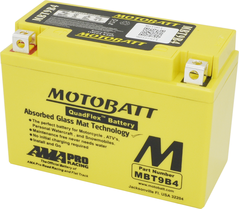 Motobatt 491-1020 MBT9B4 BATTERY MBT9B4 SEALED FACTORY ACTIVATED