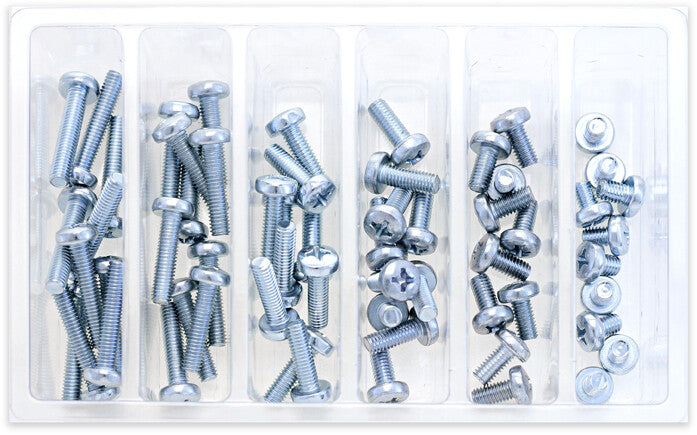 Bolt 022-31600 SV-M6PAN M6 PAN HEAD PHILLIPS ASSORTMENT 120 PIECE KIT