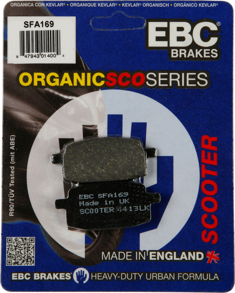 EBC Brake Pads Organic - SFA169 Yamaha 50 Zuma 2002-2005