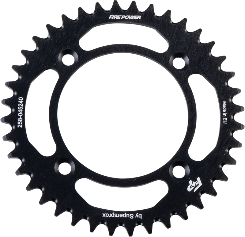 Fire Power 258-045240 FPA-452-40-BLK REAR SPROCKET ALUMINUM 40T BLK