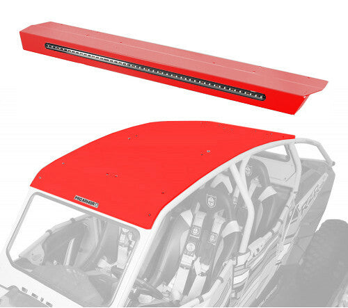 Pro Armor Asylum Rear Wing W Lightbar RED - P144R123RD Polaris RZR 2015-2022