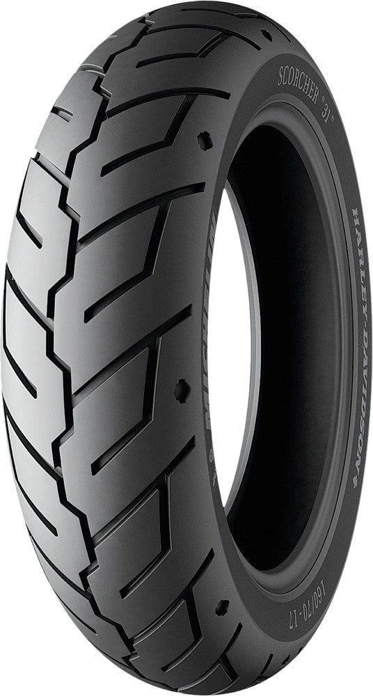 Michelin Tire Scorcher 31 Rear 160/70B17 73V Bltd Bias TL TT - 16597 For Harley Dyna 2006-2017