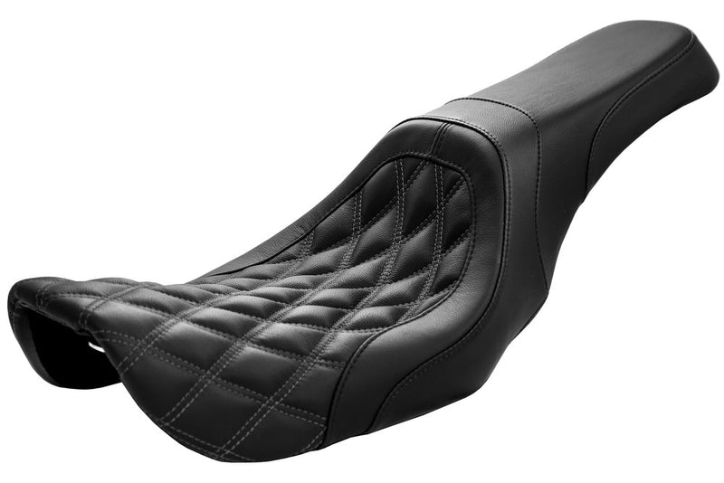 Danny Gray Weekday 2-UP Diamond Stitch FXD ` - 22-608DIA For Harley Super Glide 2006-2010