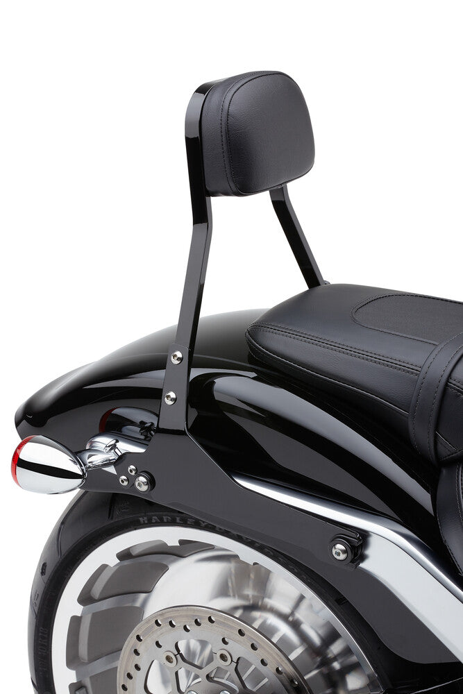 Cobra Detachable Backrest Mini Black Fxlr S - 602-2029B For Harley Softail Low Rider 2018-2024