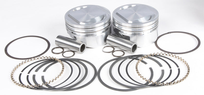 Kb Pistons Cast Pistons TC88 to 95CI 10.5:1 .005 - KB411.005 For Harley Motorcycles 1999-2007