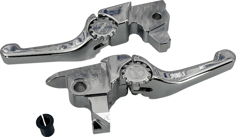 Psr Anthem Shorty Lever SET Chrome FLT Hydraulic Clutch - 12-01661-20 For Harley Touring 2017-2020