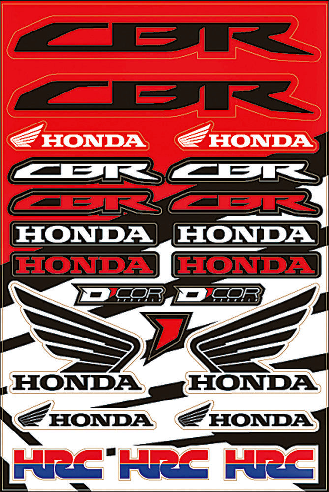 D'cor Visuals D-Cor Honda Street Decal Sheet - 40-10-102
