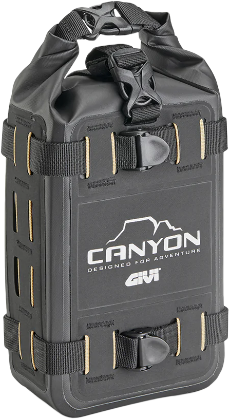 Givi 270-6731 GRT730 CANYON ADV CARGO BAG 4L ENGINE GUARD / TAIL BAG BLACK