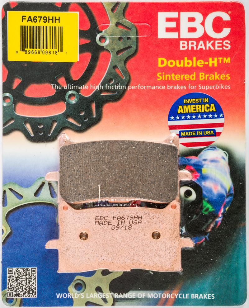 Ebc 15-679H FA679HH BRAKE PADS FA679HH DOUBLE-H SINTERED