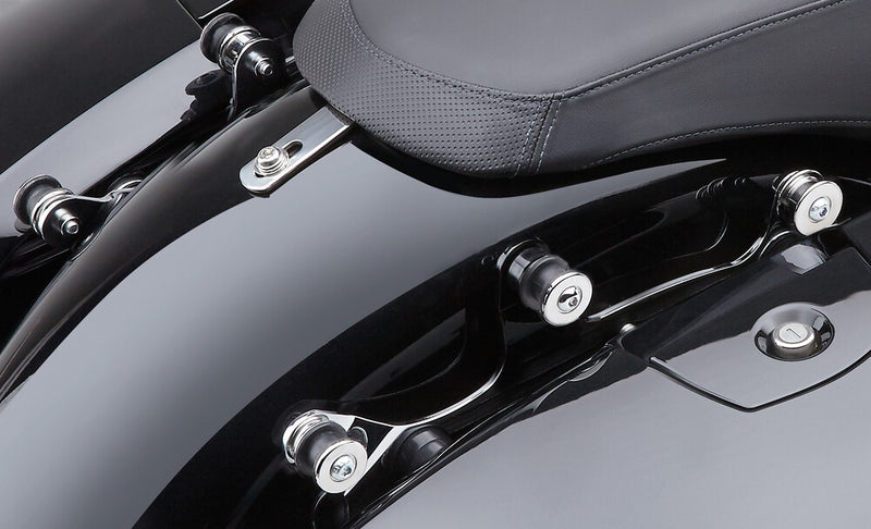 Cobra Backrest Docking Kit Chrome Chieftain - 502-2100 For Indian Chieftain 2014-2020