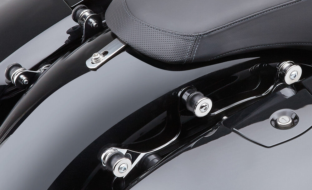 Cobra 82-96741 502-2100 BACKREST DOCKING KIT CHROME CHIEFTAIN 14-22