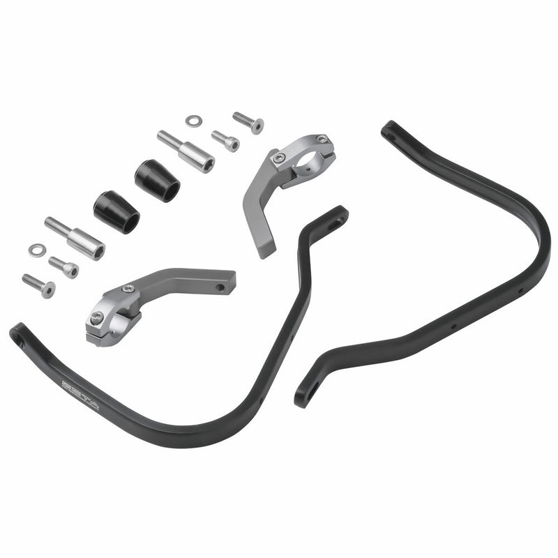 Zeta Adventure Armor Handguards PR Black - ZE72-6221 Honda Monkey 2022-2025