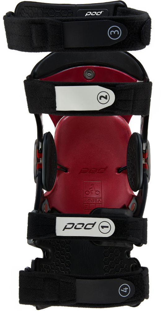 Pod 664-0492L K830-CDK-LT-LG K8 3.0 KNEE BRACE CARBON (LT) CARBON/GRAPHITE LG