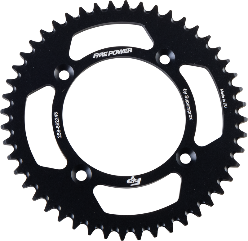 Fire Power 258-662248 FPA-6622-48-BLK REAR SPROCKET ALUMINUM 48T BLK