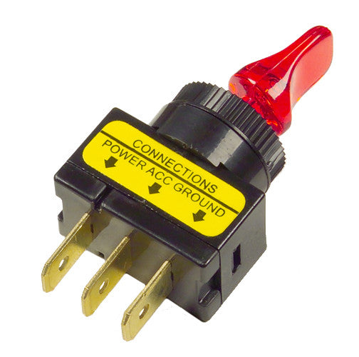 Grote 58-9550R 82-1909 TOGGLE SWITCH RED 20 AMP