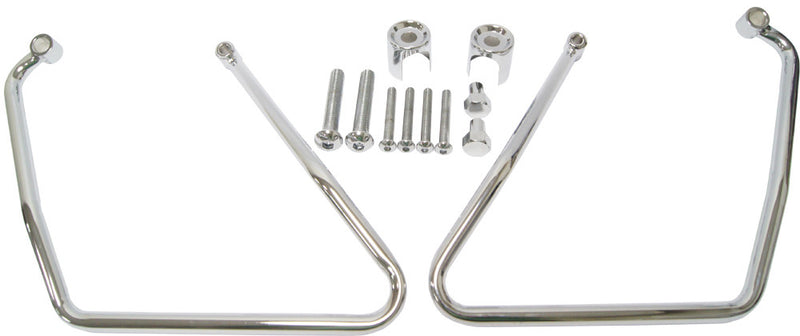 Harddrive 820-70502 05-202 SADDLEBAG SUPPORTS CHROME TWO BOLT SOFTAIL