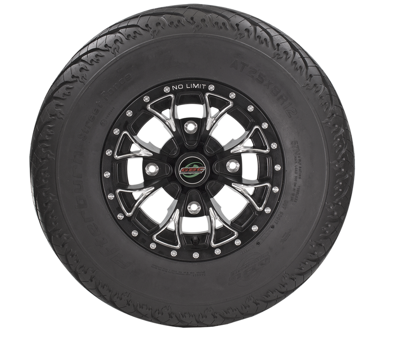 Gbc Tire Afterburn SF Rear 25X10R12 Radial LR500LBS - AE122510SF Can-Am Renegade 800R 4x4 / Outlander 500 4x4 / Defender 1000 4x4 2010