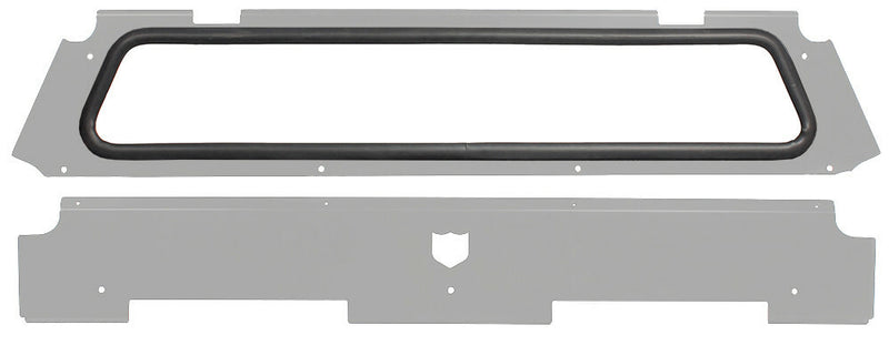 Pro Armor Rear Windshield Titanium Matte Metallic - P144W461TMM Polaris RZR 2014-2022
