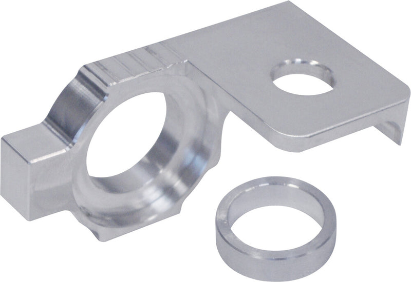 Modquad 28-43608 FM-KTM AXLE FLAG MOUNT (SILVER) KTM/HUS 250-450 20/25MM AXLE
