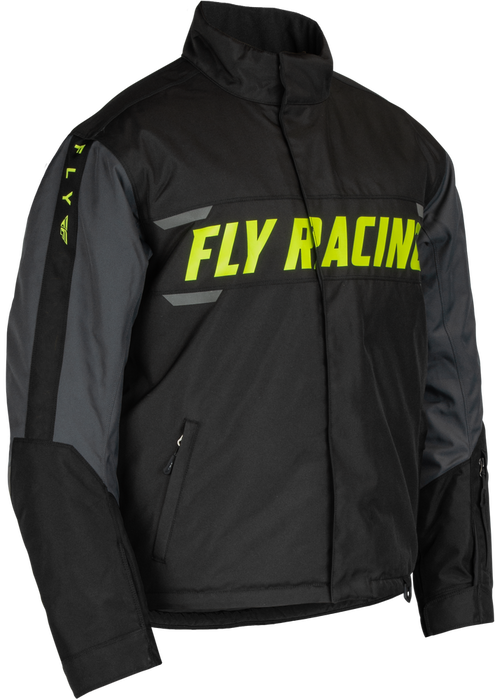 Fly Racing 470-5503M 470-5503M OUTPOST JACKET BLACK/GREY/HI-VIS MD