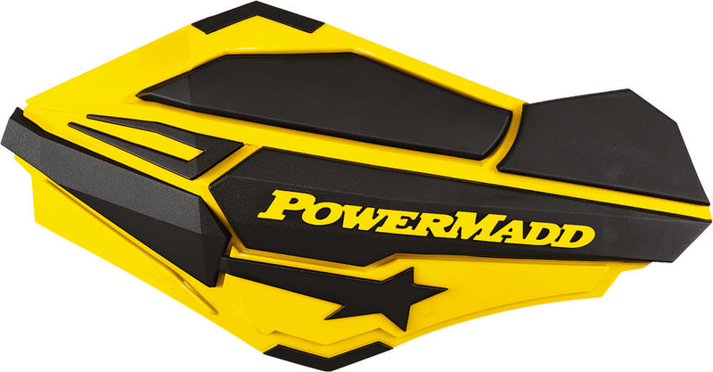 Powermadd Sentinal Handguards (suzuki Yellow Black) - 34406 For Husaberg Dirt Bikes 1989-2014 | Beta Dirt Bikes 2008-2018