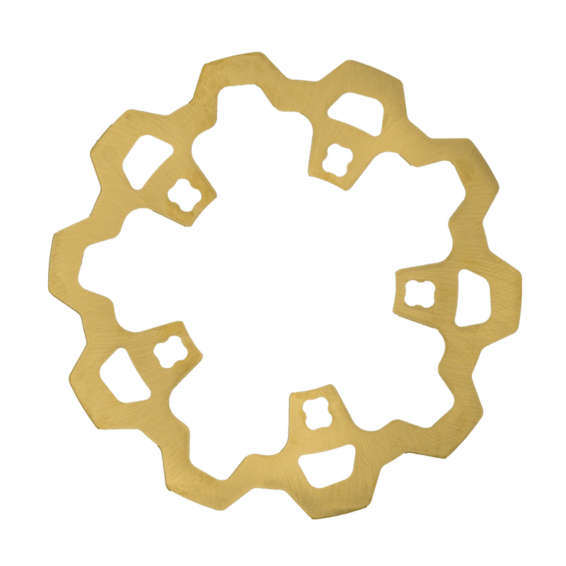 Lyndall Brakes Enforcer 1 Piece Rotor Front Gold 11.8 - 3-232 For Harley Motorcycles 2014-2021