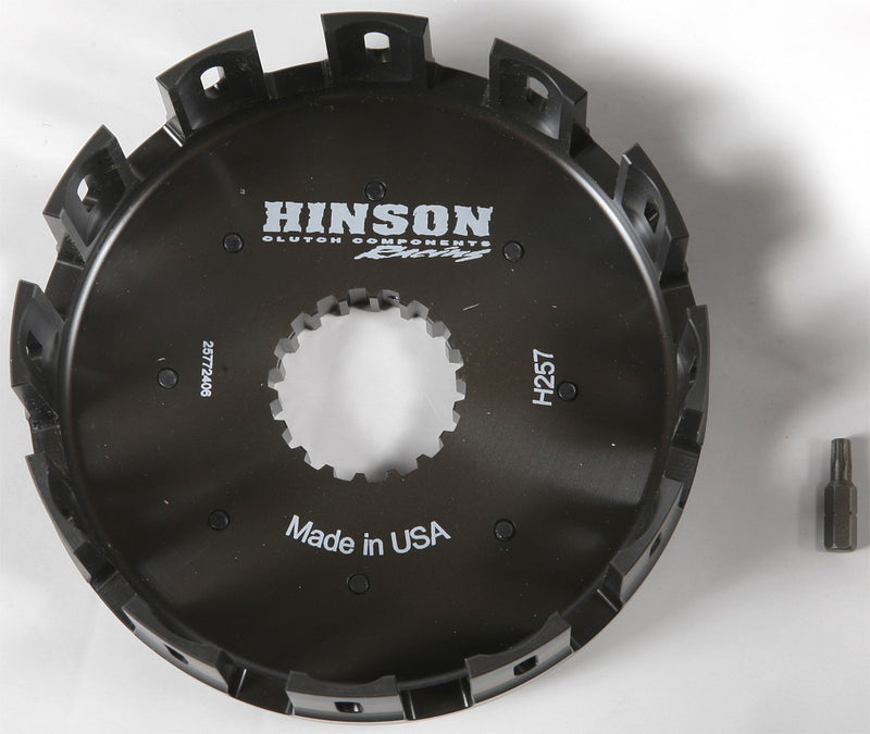 Hinson Racing Billet Clutch Basket - H257 For Kawasaki KX 250 2006-2017 | Suzuki RMZ 250 2006