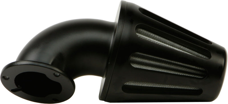 Harddrive RAM Air Filter Chopped Black 4.5"X10" - 120237 For Harley Motorcycles 1988-2016