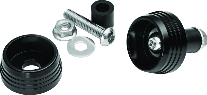 Kuryakyn 3804 Lodestar Axle Sliders Black - Photo - Primary