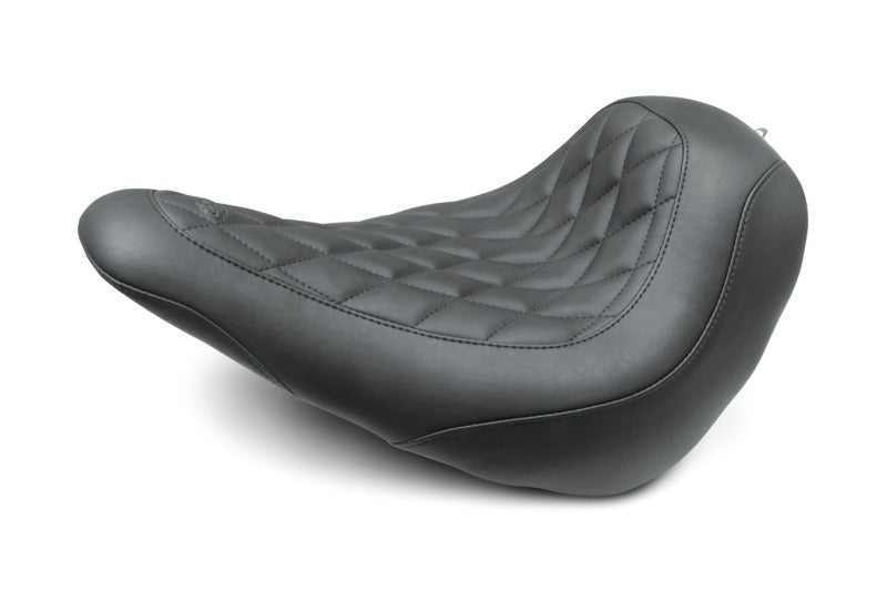 Mustang Motorcycle 83044 Mustang 18-21 Harley Low Rider, Sport Glide Wide Tripper Solo Seat Diamond Stitch - Black - Photo - Primary