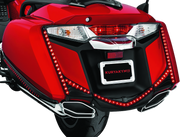 Kuryakyn 3247 L.e.d. Vertical Rear Light Strips 12-17 GL1800 Gloss Black Smoke Lens - User 1