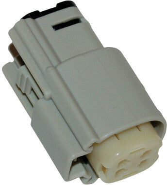 Namz Custom Cycle 850-08309 NM-33472-4002 4-PIN FEMALE CONNECTOR GREY HD 72444-07GY 07-UP
