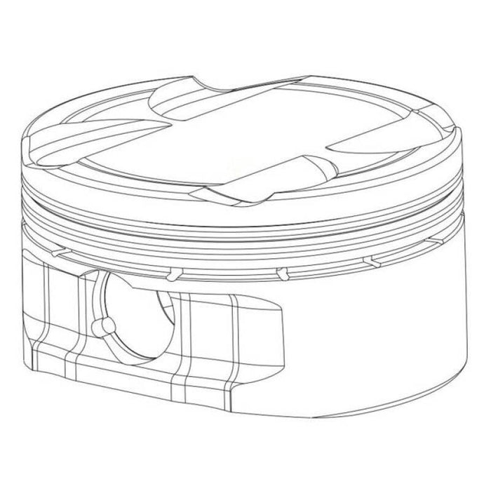 CP Pistons BHM8117-FT M8 117 10.75:1 - Photo - Primary