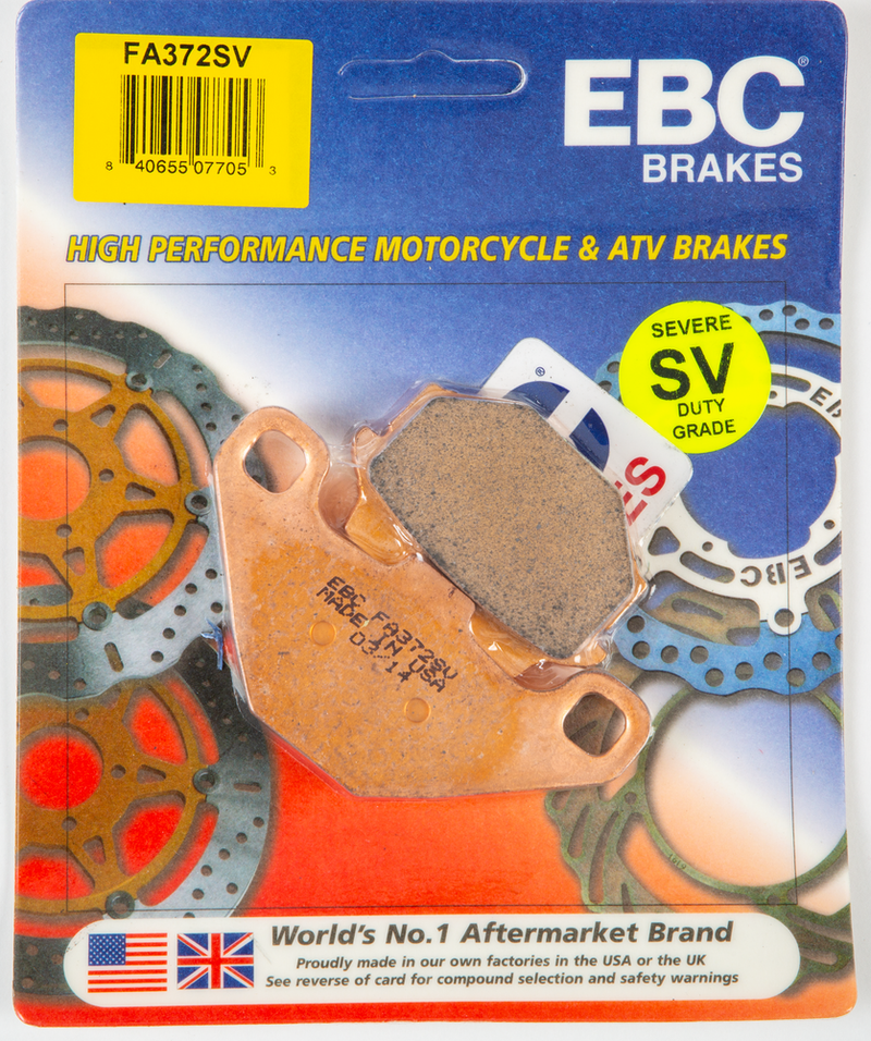 Ebc Brake Pads - FA372SV Suzuki 500F Vinson 4x4 2003-2007