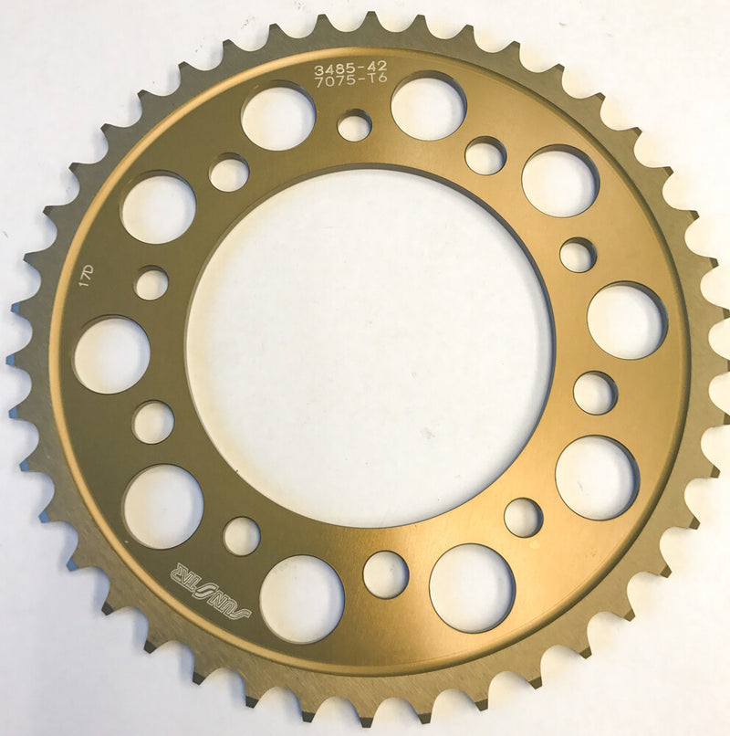 Sunstar Sprockets 5-348542 5-348542 REAR SPROCKET ALUMINUM 42T-520 YAM