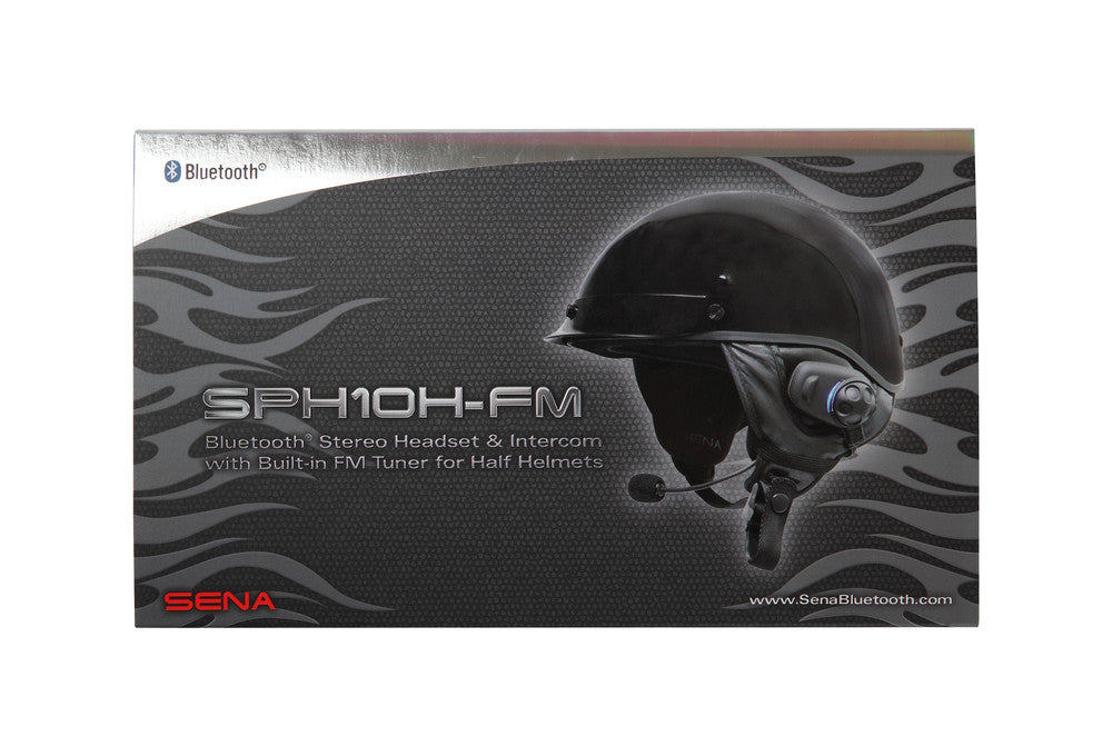 Sena 843-01121 SPH10H-FM-01 SPH10H-FM W/BUILT-IN FM TUNER FOR HALF HELMETS SINGLE PACK