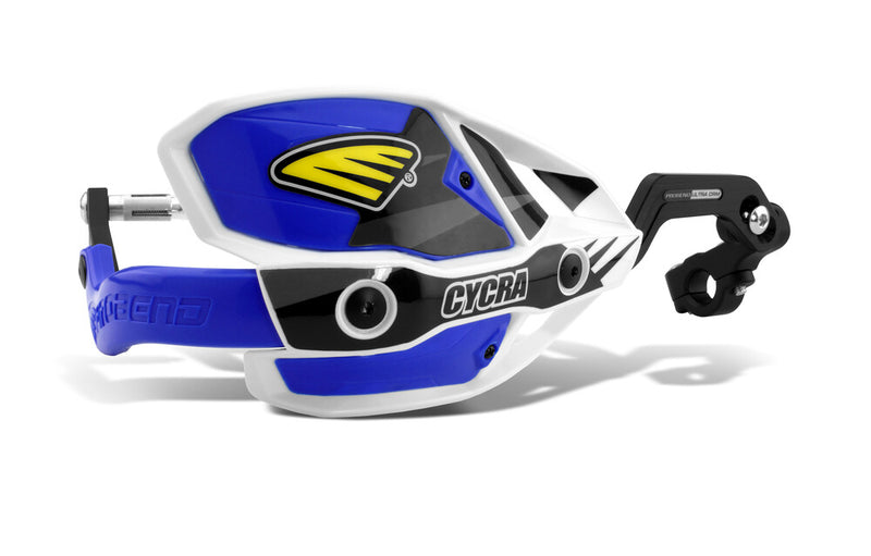 Cycra 714-1591 1CYC-7407-62X CRM WRAP AROUND HANDGUARDS 7/8" CLAMP - WHITE/BLUE
